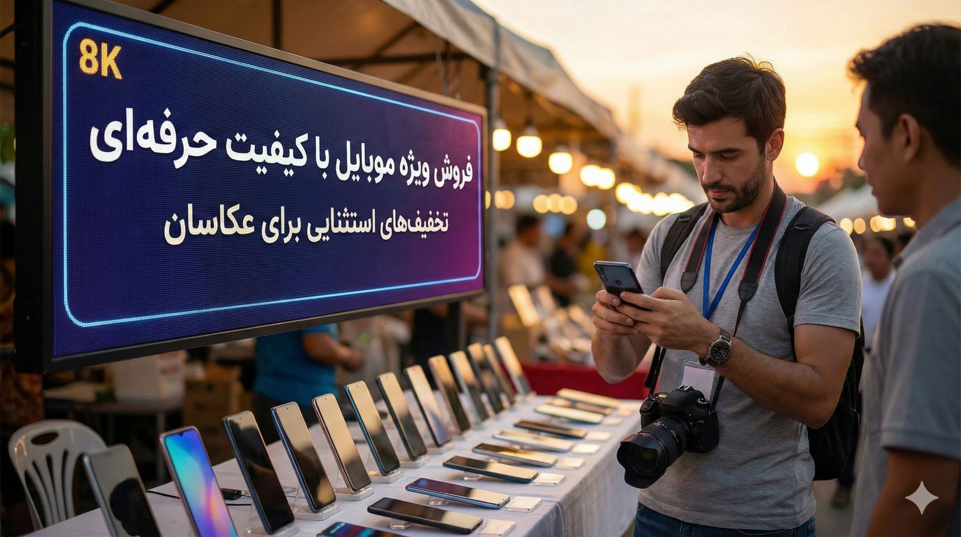 تخفیف 20 درصدی برای عکاس های با سلیقه